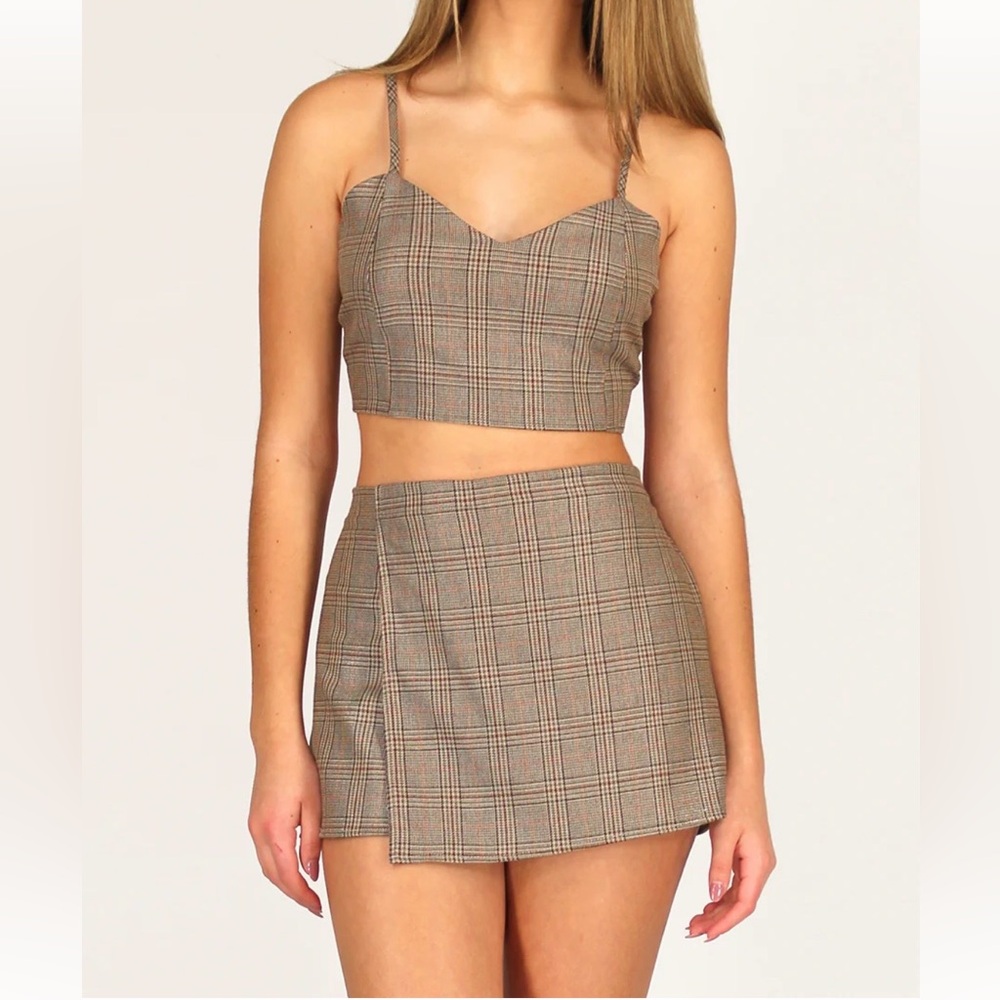 Tank + Skort Checkered Set